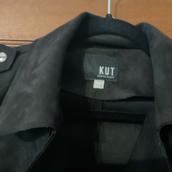 Kut from the Kloth Black Leather Jacket - Picture 2 of 2